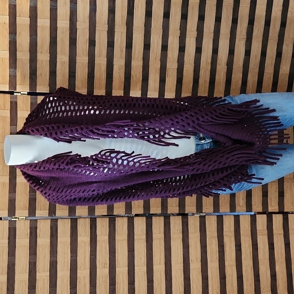 Infinity scarf burgundy - Picture 2 of 3